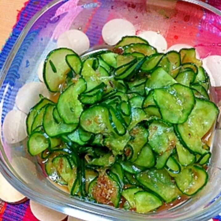 5分で完成!!ごはんがすすむ☆きゅうりのお漬物